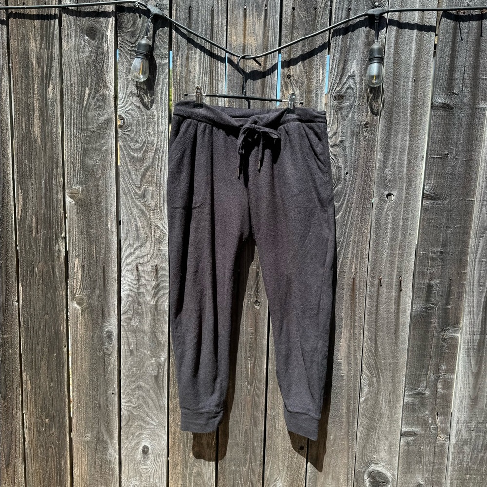 Black Soft Fleece Ugg Koolaburra High Waisted Jogger Sweatpants size medium